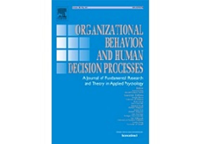 organizational behavior and human decision processes